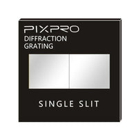 1PC 50*50*2mm Holographic Diffraction Grating Lens Transmission Mirror Single Slit Mirror Double Slit Teaching Demonstration