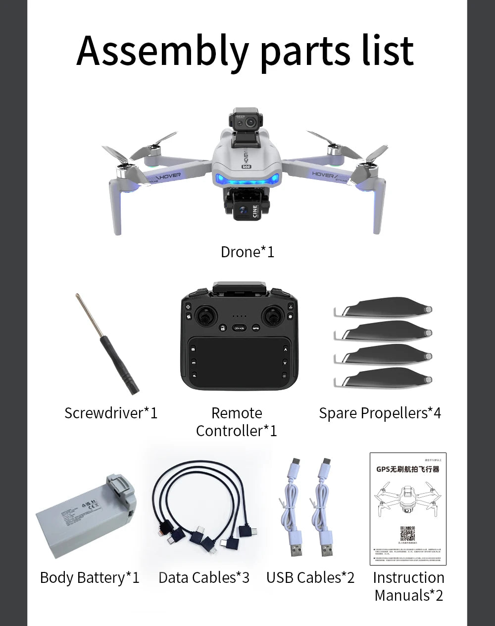 X40 GPS Drone Professional 4K Camera 3-axis gimbal Aerial Optional Obstacle Avoidance Brushless 5G WIFI FPV RC Quadcopter Toys