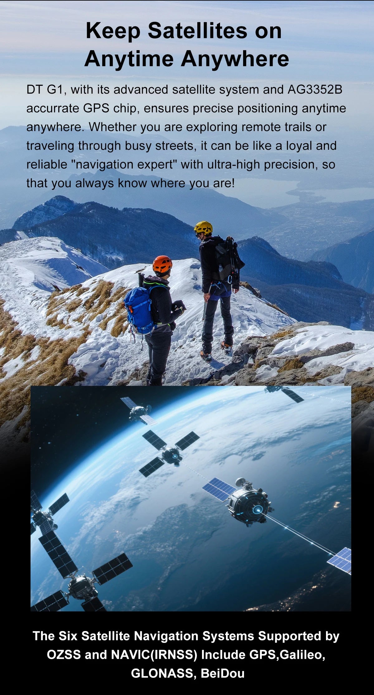 2025 New Military GPS Sports Smartwatches Men 5ATM Waterproof Fitness Tracker 4GB Memory Offline Maps 860Mah Battery Smart Watch