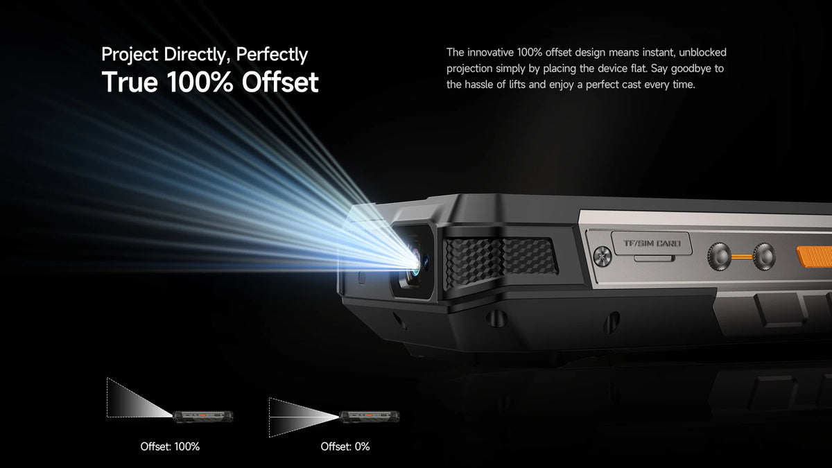 【World Premiere】Ulefone Armor 34 Pro 5G AI Rugged Phone 25500mAh Up to 32GB+512GB Built-in Projector 120Hz 6.95