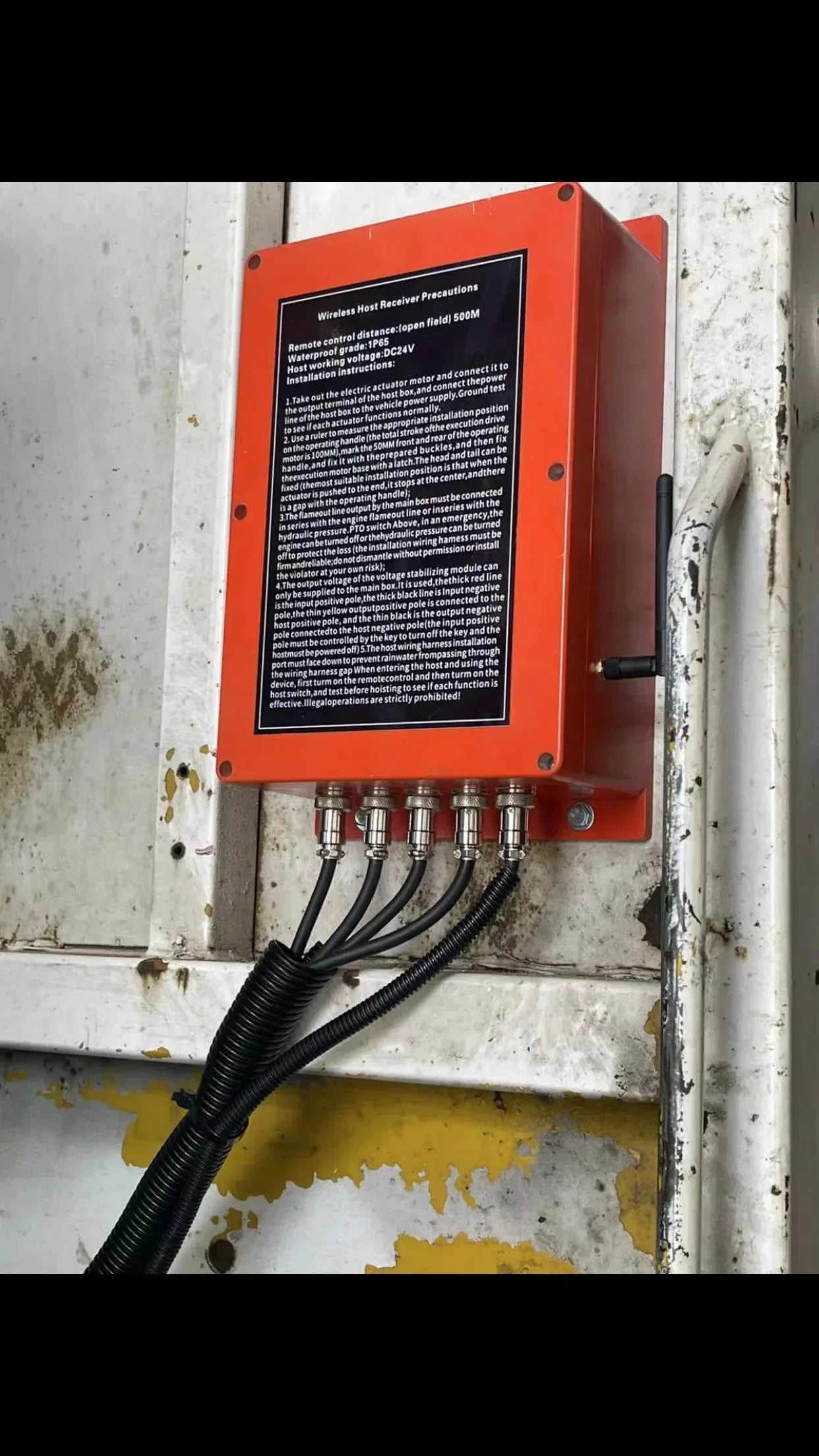 12-24V Hydraulic Valve with 6 Joystick Weightlifting Functions: Truck Crane Remote Control