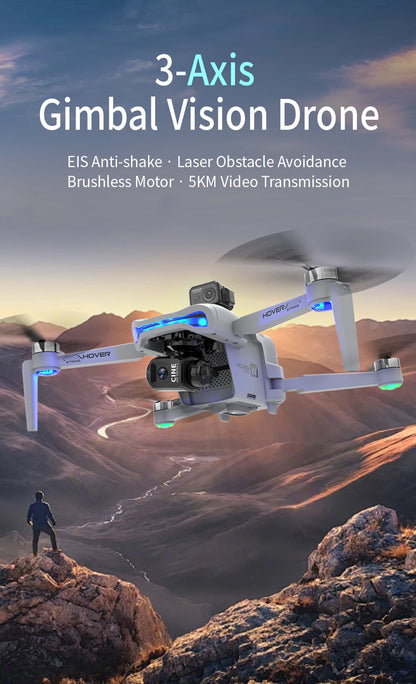 X40 GPS Drone Professional 4K Camera 3-axis gimbal Aerial Optional Obstacle Avoidance Brushless 5G WIFI FPV RC Quadcopter Toys