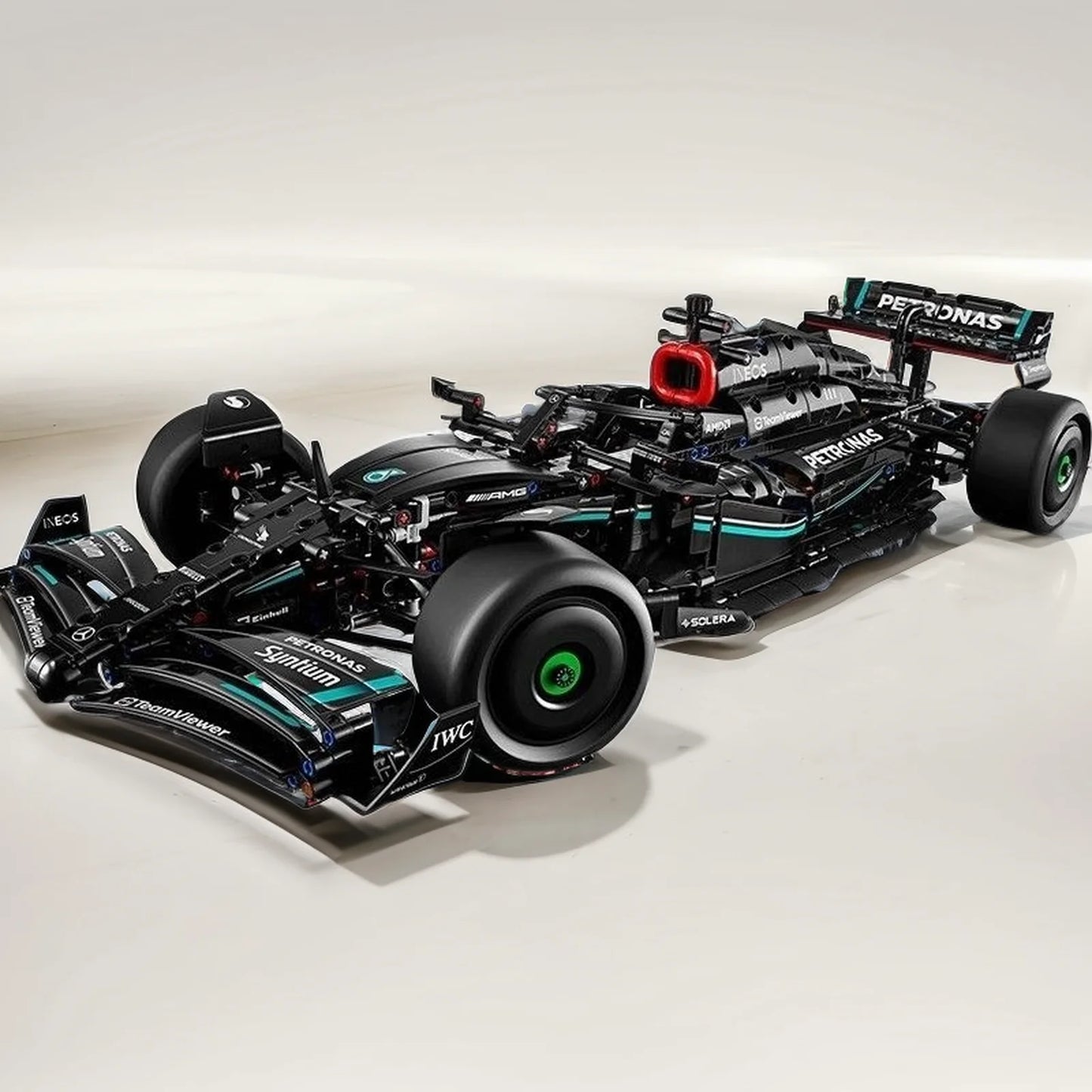 1642PCS Technical F1 W14 E Performance Building Blocks Super Race Car Assembly 42171 Model 1：8 Vehicle Toys Boys Christmas Gift