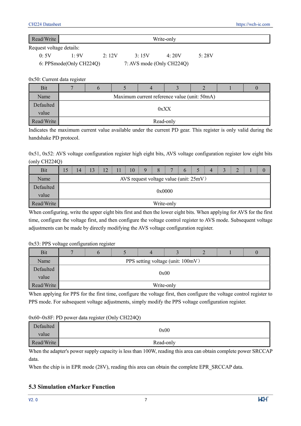 10Pcs/lot CH224 CH224A USB PD3.2 Fast Charging Protocol Receiver Chip