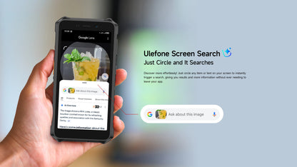 【World Premiere】Ulefone RugKing 2 Pro AI Rugged Phone Android 15 4G 128GB ROM Waterproof Smartphone NFC 5.45"4G  Global 4550mA