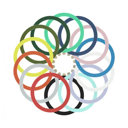 1PCS Magsafe Colourful Silicone Magnetic Metal Ring Universal Sticker Support Wireless Charger Magnetic Patch Sheet for IPhone