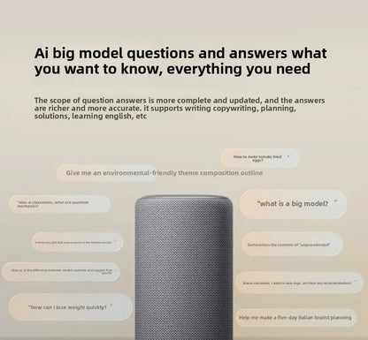 Xiaomi Smart Speaker Bluetooth 5.3 AI Super Xiaoai Intelligence Sound Voice Control Mesh2.0 Wi-Fi 2.4GHz/5GHz with Mi Home APP