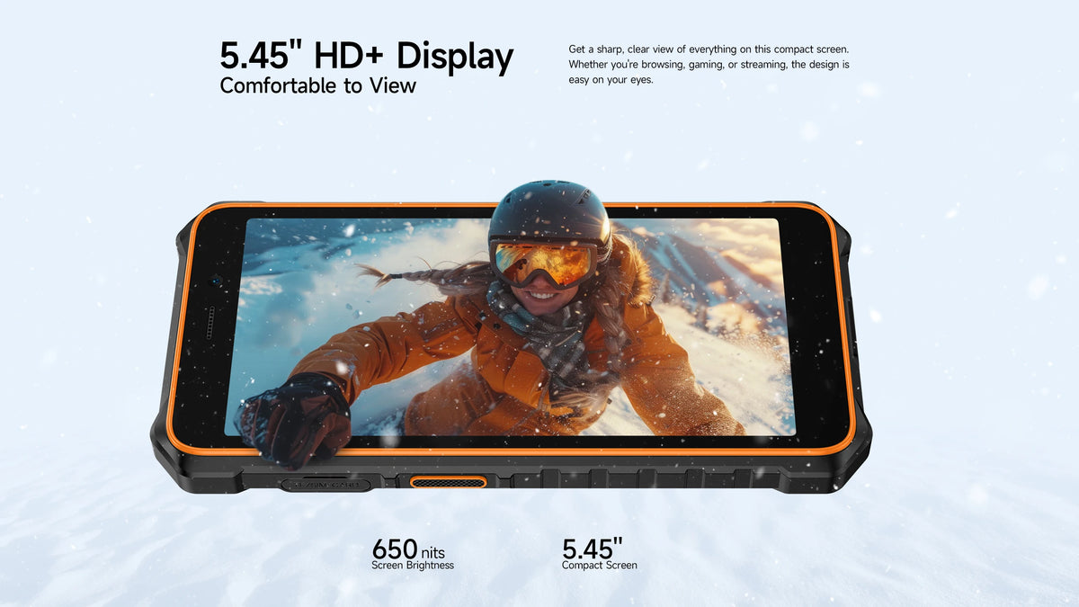 【World Premiere】Ulefone RugKing 2 Pro AI Rugged Phone Android 15 4G 128GB ROM Waterproof Smartphone NFC 5.45