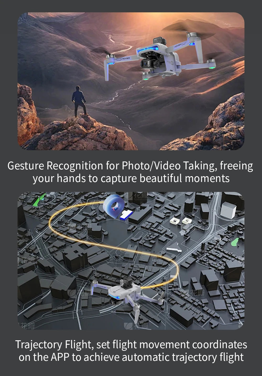 X40 GPS Drone Professional 4K Camera 3-axis gimbal Aerial Optional Obstacle Avoidance Brushless 5G WIFI FPV RC Quadcopter Toys