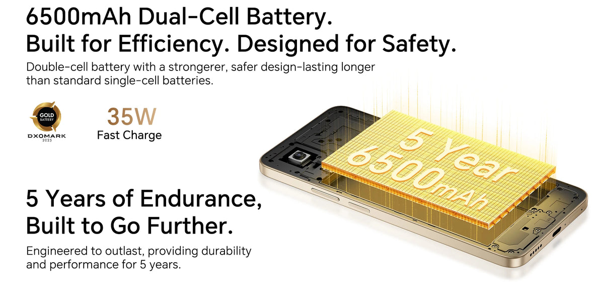 2025 New HONOR X7d 5G Smartphone Snapdragon 6s Gen 3 6.77'' TFT LCD Screen AI camera 6500mAh Supports 35W fast charging IP65