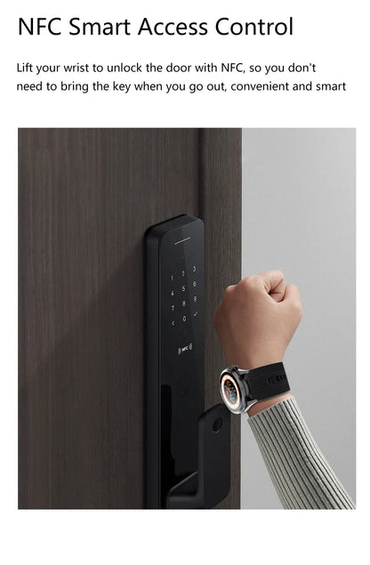 2026 New Upgrade Air Pump Blood Pressure Accurate Measure SmartWatch ECG Micro Physical Examination NFC Airbag Smart Watches Man