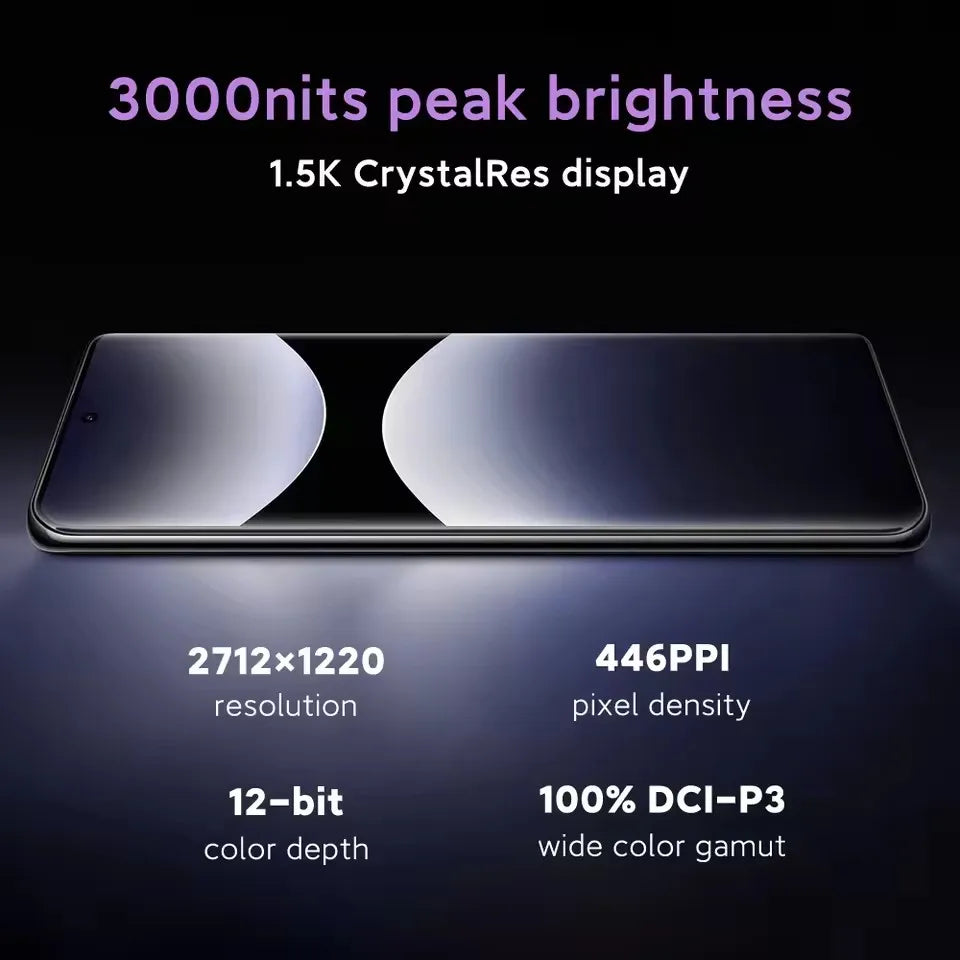 【Brand+】Xiaomi Redmi Note 14 Pro 5G Smartphone MediaTek Dimensity 7300-Ultra 200MP AI camera NFC 6.67