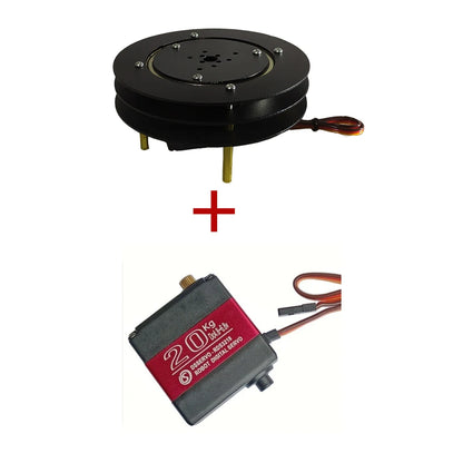 1 DOF Robot Rotating Base Manipulator with MG996 Metal Mechanical Rotate Platform Base For Arduino Robot Programmable DIY Kit