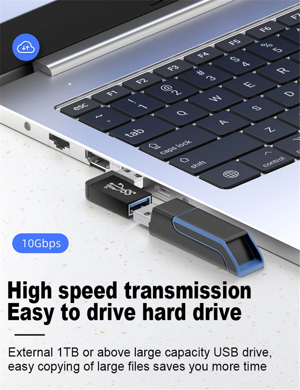 10 Gbps USB Upward Elbow Adapter for Laptop PC Connector Converte USB 3.0 Male to Female 90 Degree Right Angle Extension Adapter