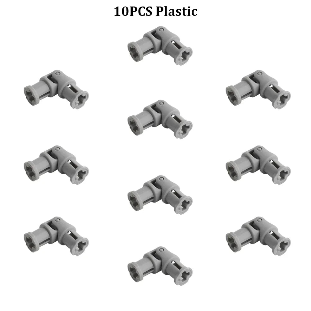 10PCS Plastic Universal Joint Metal Universal Joint 3L MOC Power Functions 61903 Shaft Compatible With Legoeds Bricks