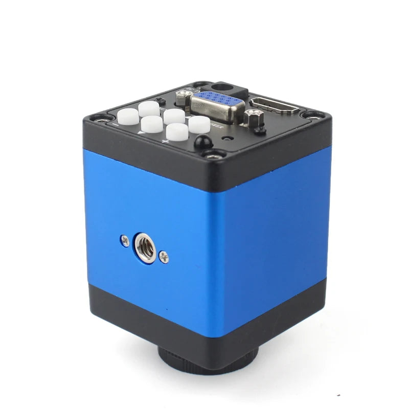 1080P HDMI VGA Digital Video Monocular Microscope Camera TF Storag130X Zoom C-Mount Lens For Phone PCB Soldering Repair Tools