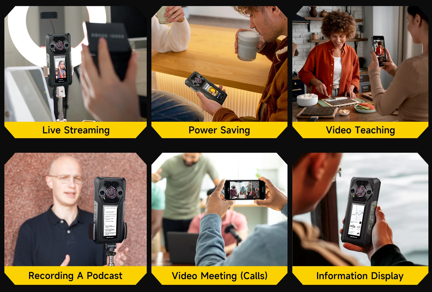 【World Premiere】Ulefone Armor 30 Pro 5G Rugged Phone Android 14 Smartphone 6.9" 120Hz 32GB+512GB 12800mAh Night Camera 64MP NFC