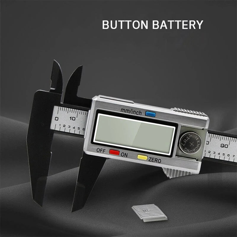 150mm Digital Caliper Stainless Steel Fraction / MM / Inch 0.1mm High Precision for Mechanical Components Measure