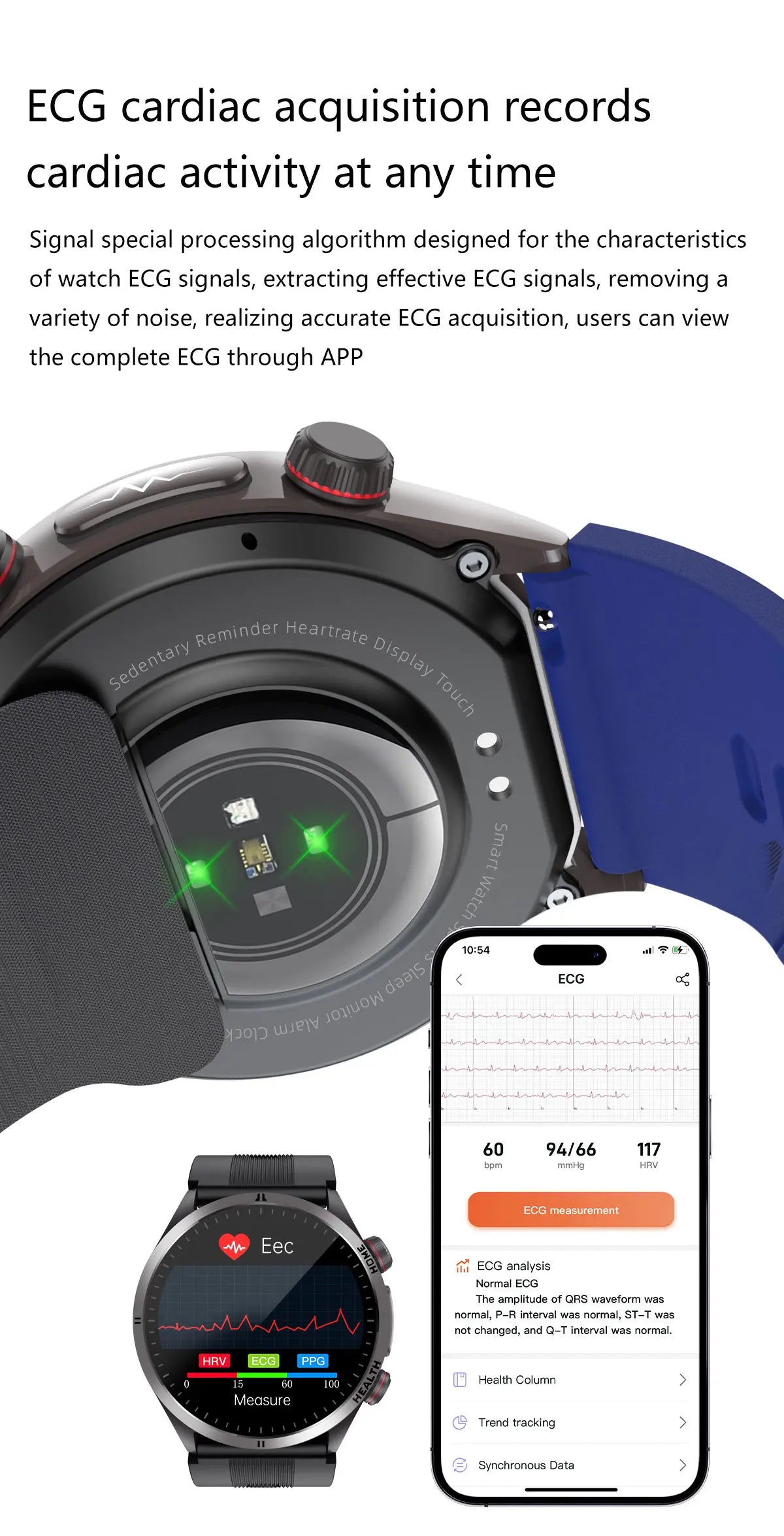 2026 New Upgrade Air Pump Blood Pressure Accurate Measure SmartWatch ECG Micro Physical Examination NFC Airbag Smart Watches Man