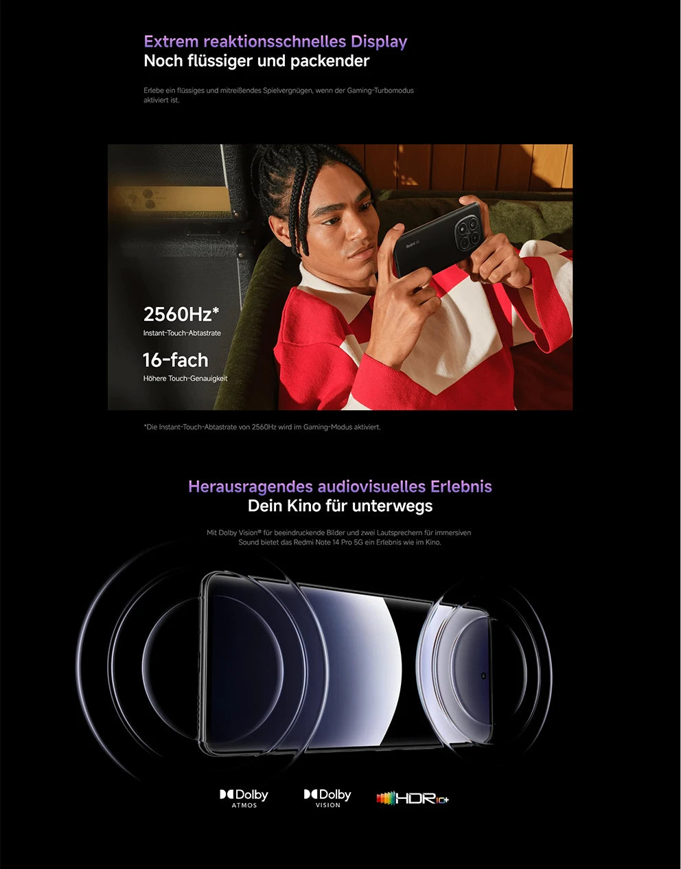 【Brand+】Xiaomi Redmi Note 14 Pro 5G Smartphone MediaTek Dimensity 7300-Ultra 200MP AI camera NFC 6.67