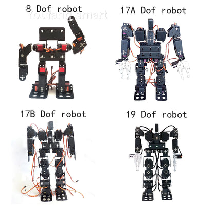 17 DOF Humanoid Robot Frame Educational Robot Kit for Ardunio Robotic Walking Compatible Servo MG996 Programmable Robot DIY Kit