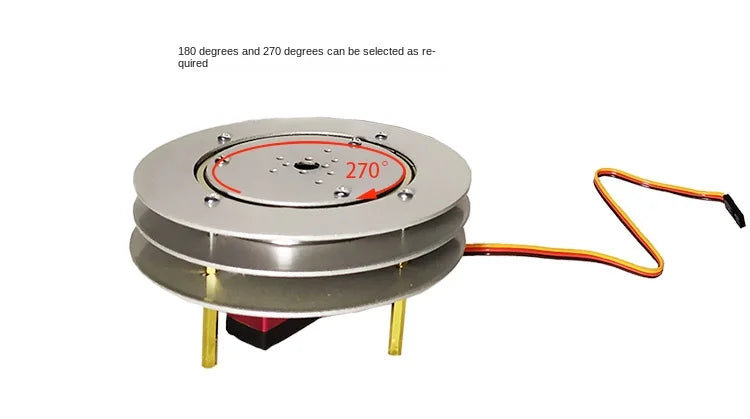 1 DOF Robot Rotating Base Manipulator with MG996 Metal Mechanical Rotate Platform Base For Arduino Robot Programmable DIY Kit