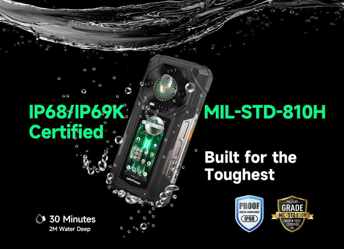 【World Premiere】Ulefone Armor 33 Pro 5G Rugged Phone 25500 mAh 512GB ROM 120Hz 6.59”3.4