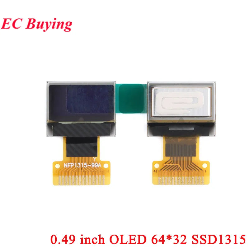 0.96" 0.96 inch OLED LCD Screen Display 128*64 Resolution Yellow-Blue Blue White 128X64 SSD1315 SSD1306 Driver I2C SPI 0.49"