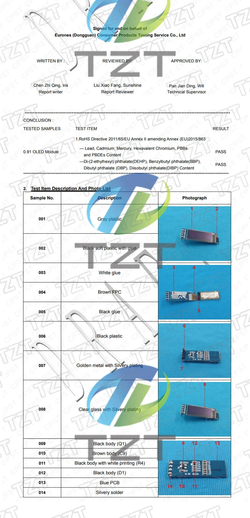 1/3PCS 0.91 inch OLED module 0.91