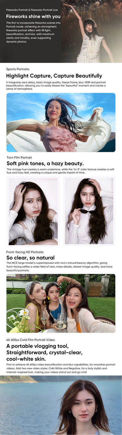 2025 New VIVO X300 Chinese Version Smartphone MediaTek Dimensity 9500 6.31'' 120Hz AMOLED Screen 6040mAh Battery Support NFC