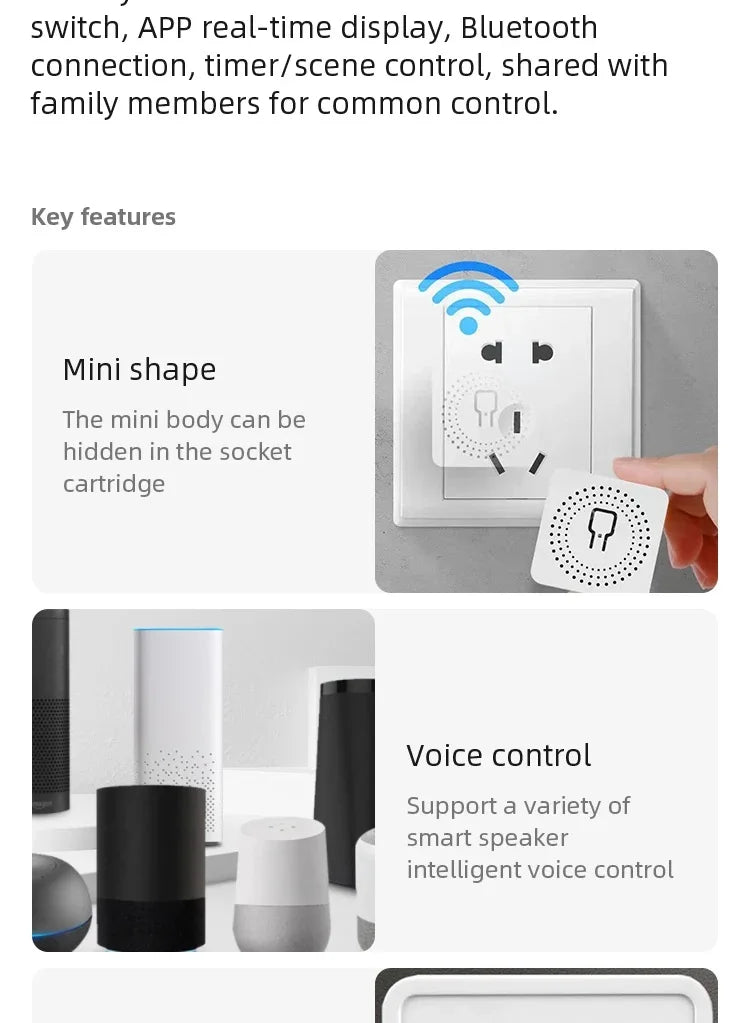 16A/20A Tuya Smart WiFi/Zigbee3.0 Switch APP Control Switch Mini Breaker Smart Life Control Support Alexa Home Yandex Alice