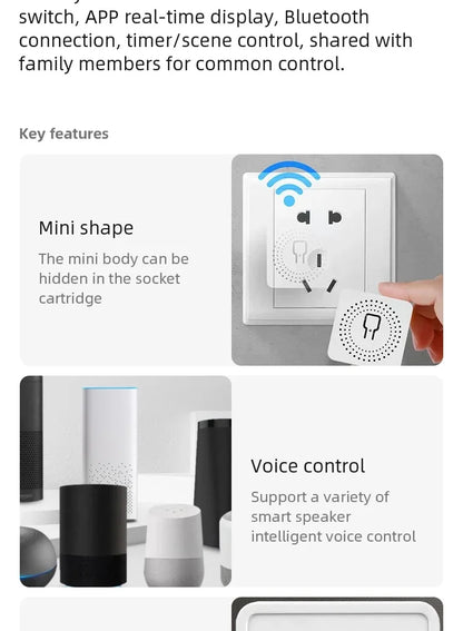 16A/20A Tuya Smart WiFi/Zigbee3.0 Switch APP Control Switch Mini Breaker Smart Life Control Support Alexa Home Yandex Alice