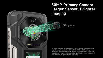 【World Premiere】Ulefone Armor 33 Pro 5G Rugged Phone 25500 mAh 512GB ROM 120Hz 6.59”3.4" Rear Screen NFC Android Smartphone