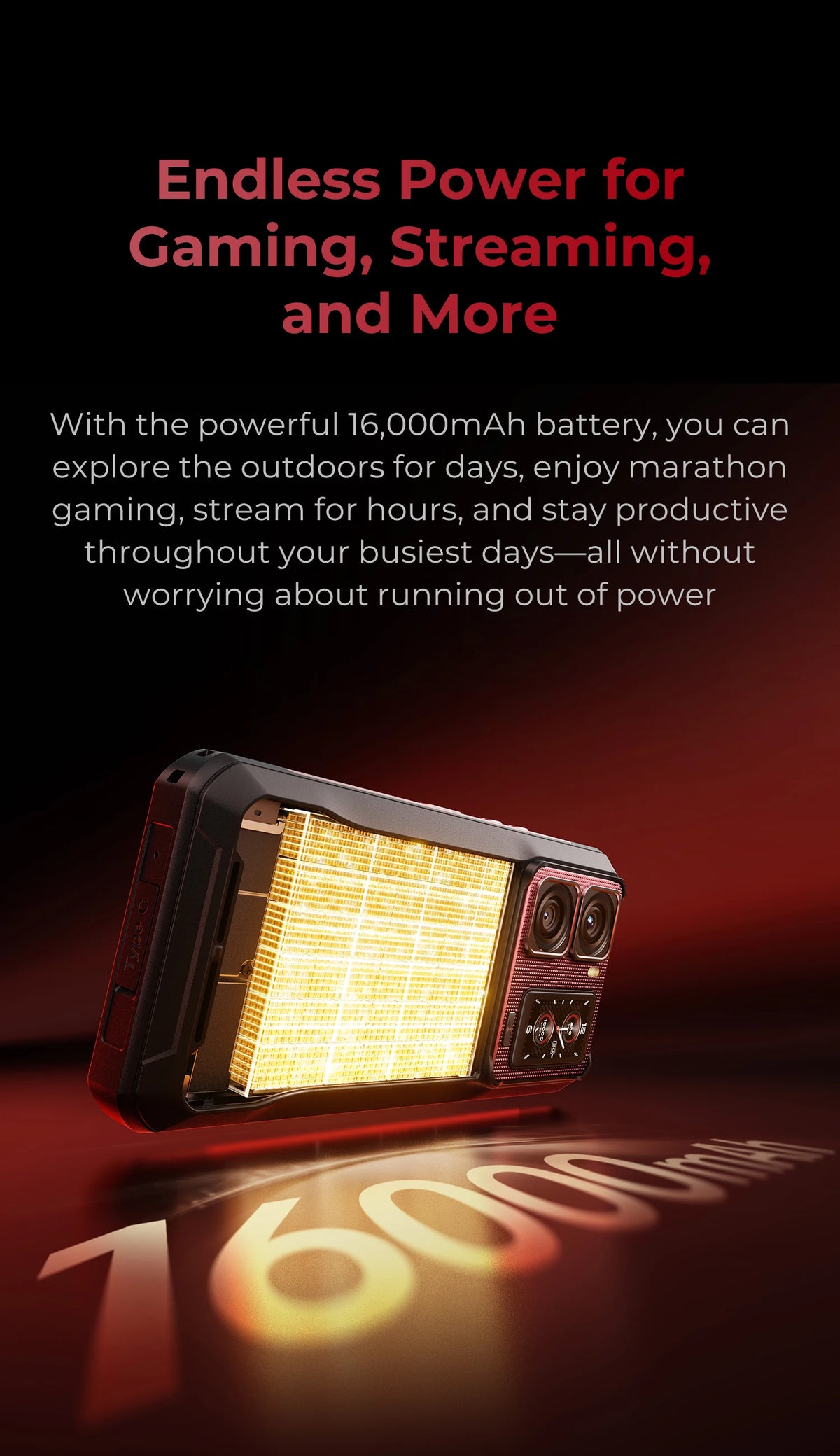 2025 NEW Oukitel WP300 Rugged Phone 6.78