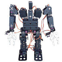 17 DOF Humanoid Robot Frame Educational Robot Kit for Ardunio Robotic Walking Compatible Servo MG996 Programmable Robot DIY Kit