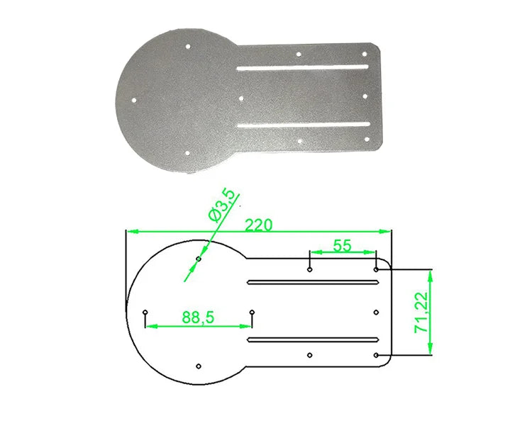 1 DOF Robot Rotating Base Manipulator with MG996 Metal Mechanical Rotate Platform Base For Arduino Robot Programmable DIY Kit