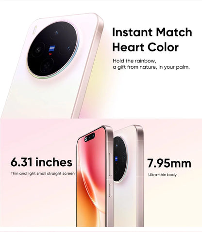 2025 New VIVO X300 Chinese Version Smartphone MediaTek Dimensity 9500 6.31'' 120Hz AMOLED Screen 6040mAh Battery Support NFC