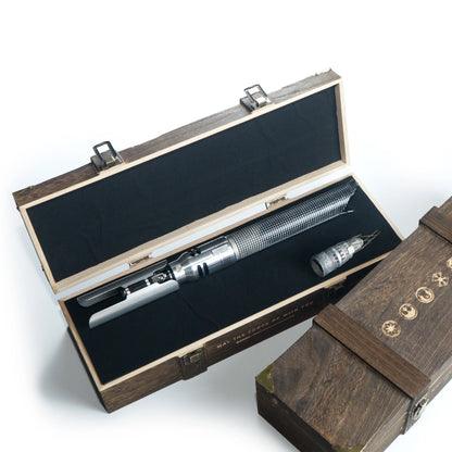 Wooden vintage Lightsaber Box 43x15x10cm with Foam Cotton Inside Can Contain Lightsaber Hilt Box for Display diy high quality