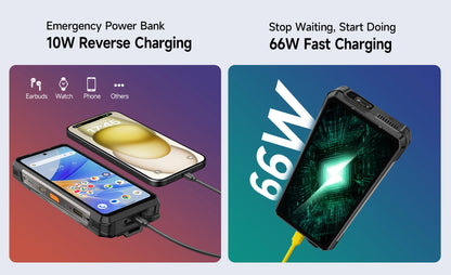 【World Premiere】Ulefone Armor 34 Pro 5G AI Rugged Phone 25500mAh Up to 32GB+512GB Built-in Projector 120Hz 6.95" NFC Smartphone