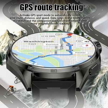 2026 New Watch 6 NFC Bluetooth Call Smart Watches Men GPS Tracking Sports Fitness IP68 Waterproof 1.53inch AMOLED Smartwatch