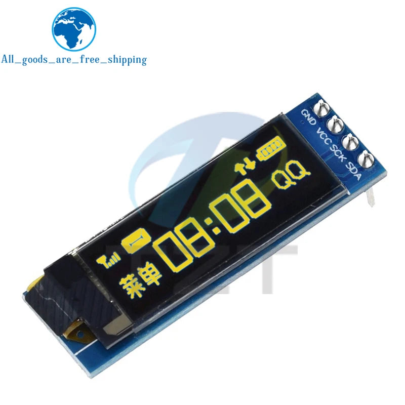1/3PCS 0.91 inch OLED module 0.91