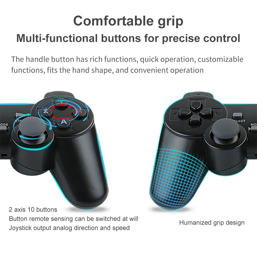 Yahboom PS2 Wired USB Wireless Game Controller Handle for ROS ROS2 Jetson Nano and Raspberry Pi Robots Kit Remote Control APP