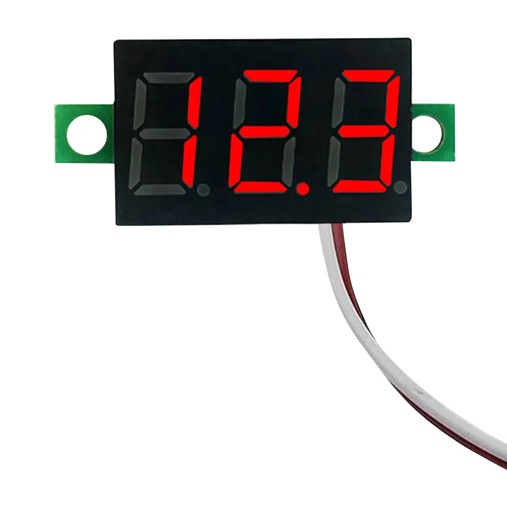 1-10PCS 2 Wires Mini Digital Voltmeter LED Screen Display 0.28 Inch DC Voltage Tester Meter Power Voltage Detector Tool