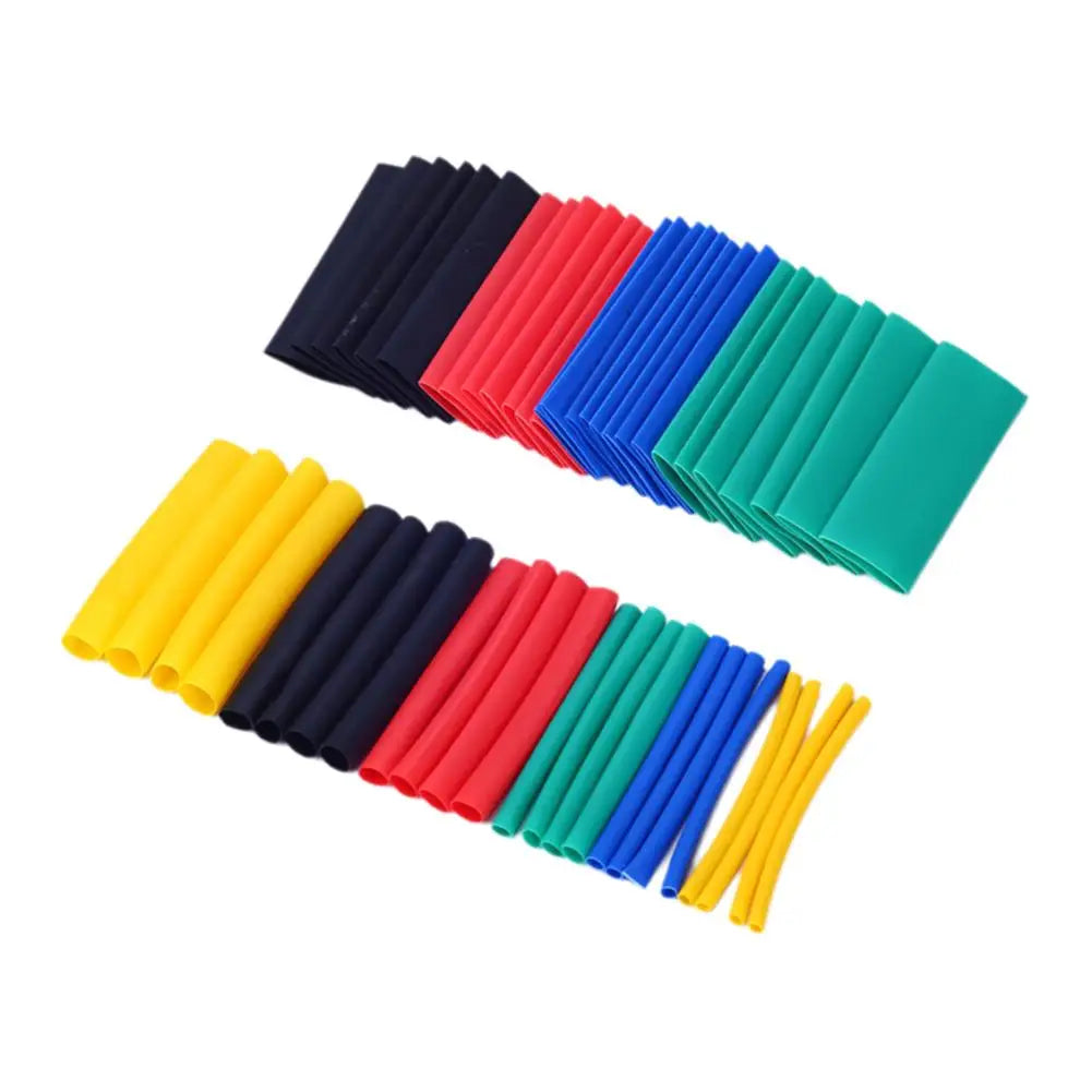 127/328/580pcs Heat Shrink Tube Tubing Insulation Shrinkable Tube Assortment Electronic Polyolefin Wire Cable Sleeve Kit