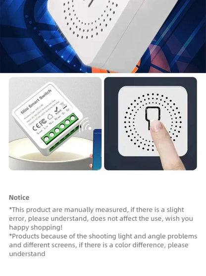 16A/20A Tuya Smart WiFi/Zigbee3.0 Switch APP Control Switch Mini Breaker Smart Life Control Support Alexa Home Yandex Alice