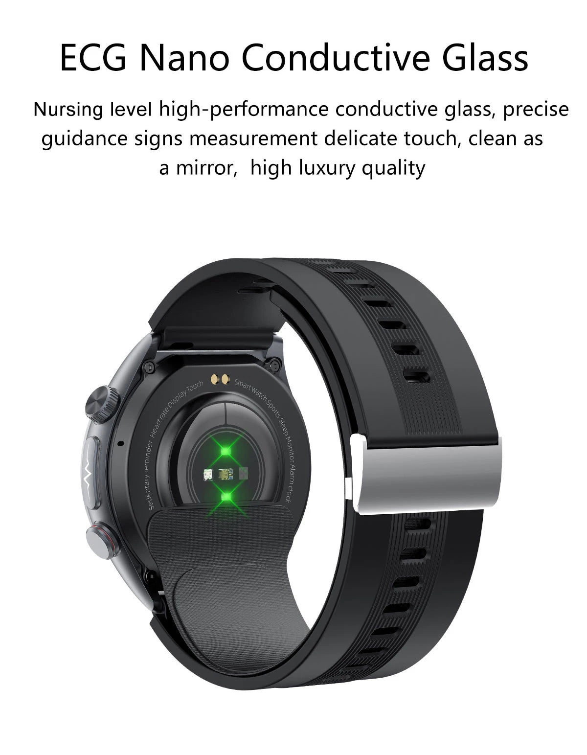 2026 New Upgrade Air Pump Blood Pressure Accurate Measure SmartWatch ECG Micro Physical Examination NFC Airbag Smart Watches Man