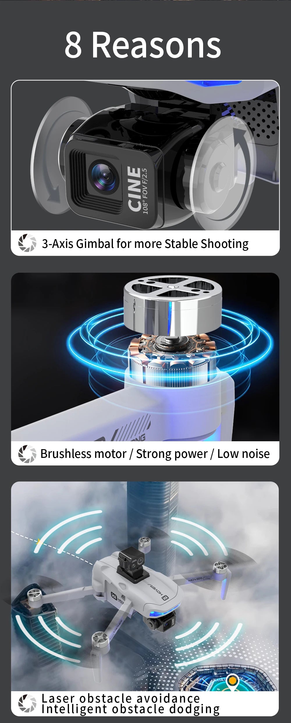 X40 GPS Drone Professional 4K Camera 3-axis gimbal Aerial Optional Obstacle Avoidance Brushless 5G WIFI FPV RC Quadcopter Toys