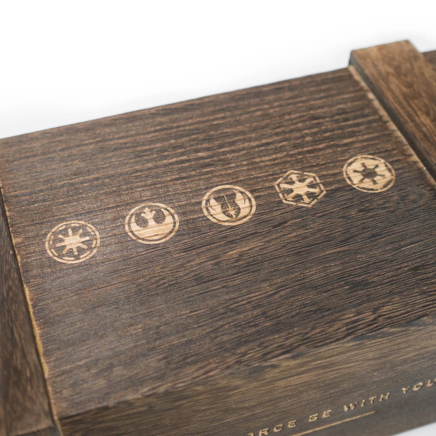 Wooden vintage Lightsaber Box 43x15x10cm with Foam Cotton Inside Can Contain Lightsaber Hilt Box for Display diy high quality