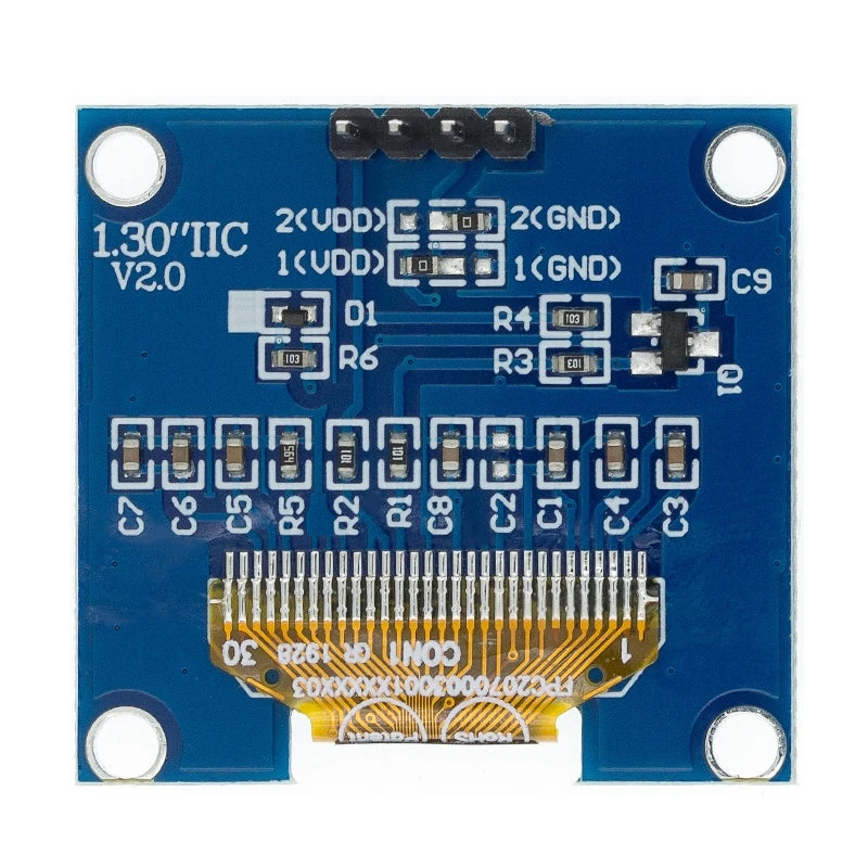 1.3 inch OLED module SPI/IIC I2C Communicate white/blue 128X64 SH1106/SSD1306 1.3 inch OLED LCD LED Display Module 1.3