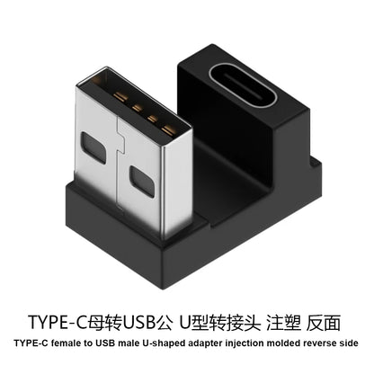 10 Gbps USB Upward Elbow Adapter for Laptop PC Connector Converte USB 3.0 Male to Female 90 Degree Right Angle Extension Adapter